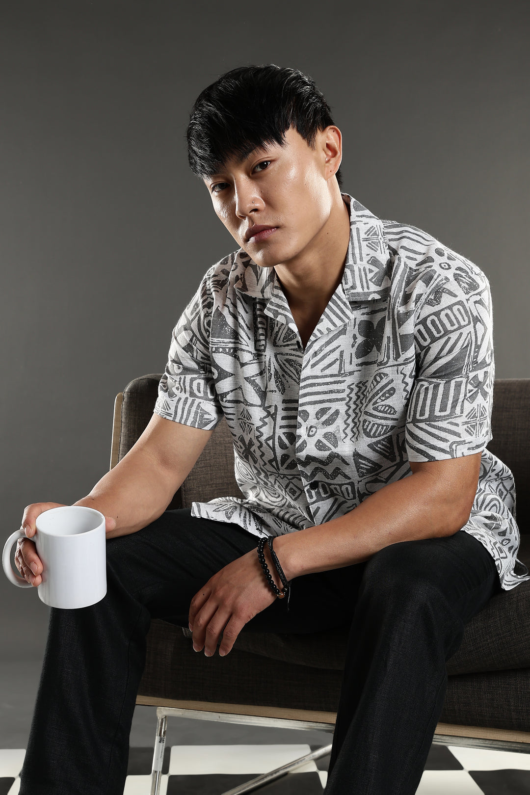Chalk Cuban Shirt