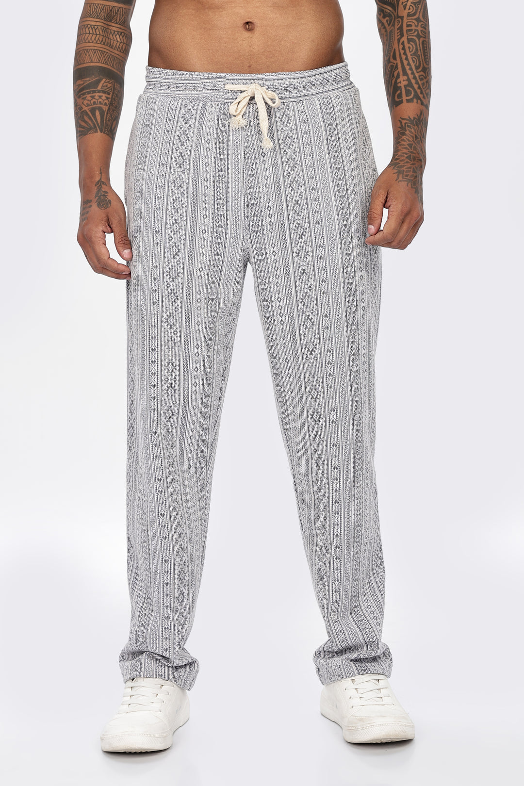 Blue Jaquard Co-ord Set