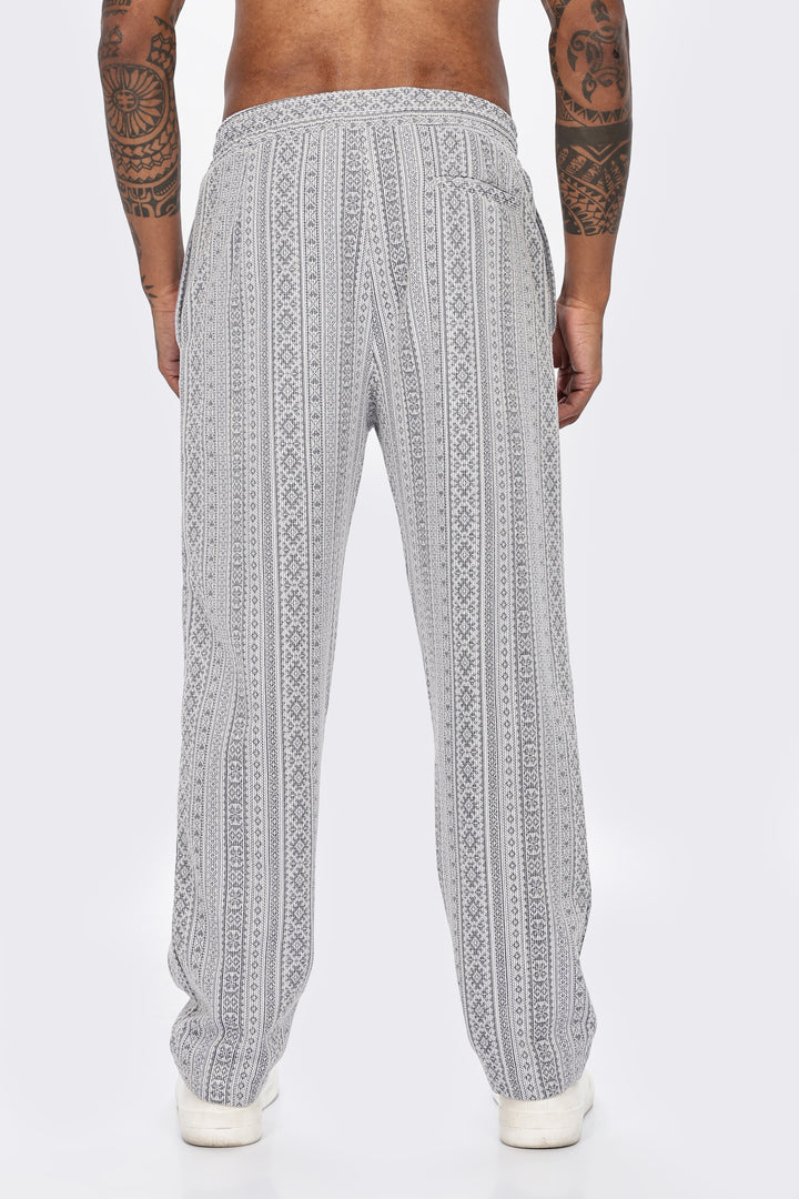 Blue Jaquard Co-ord Set