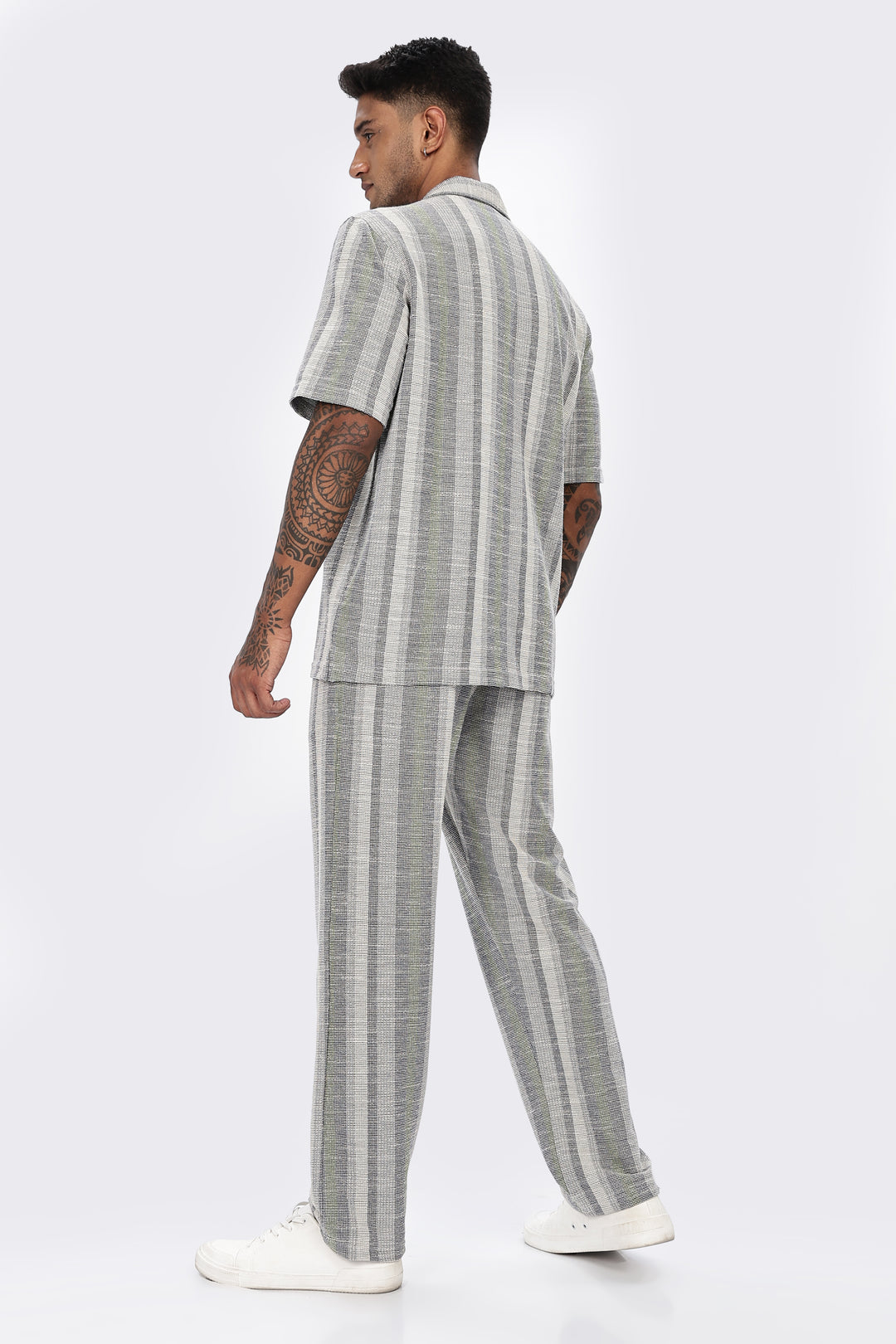 Stripes Jaquard Co-ord Set