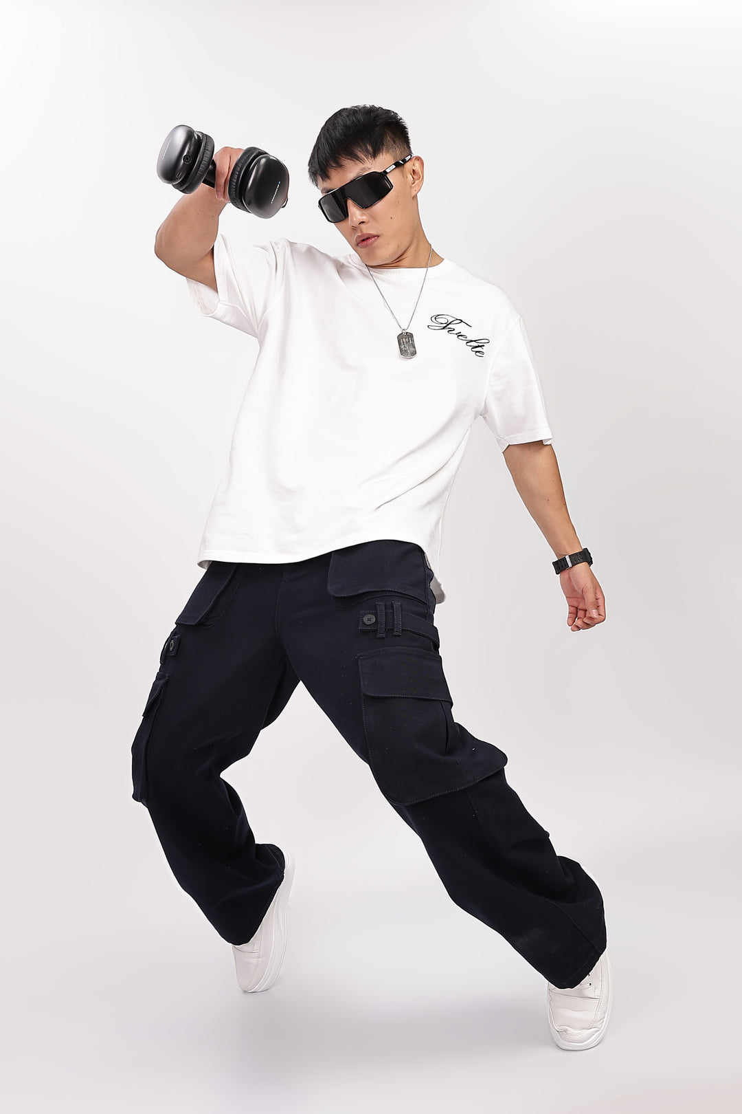 Classic: Navy Twill Cargo Pants