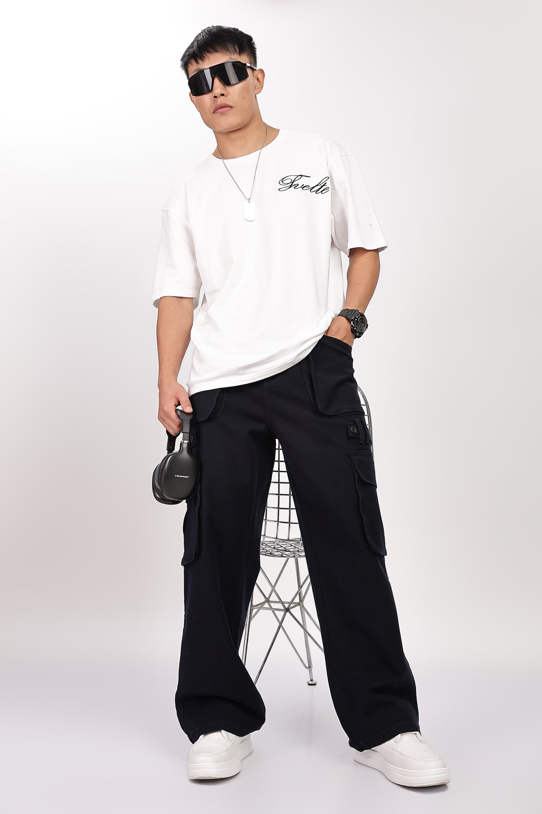 Classic: Navy Twill Cargo Pants