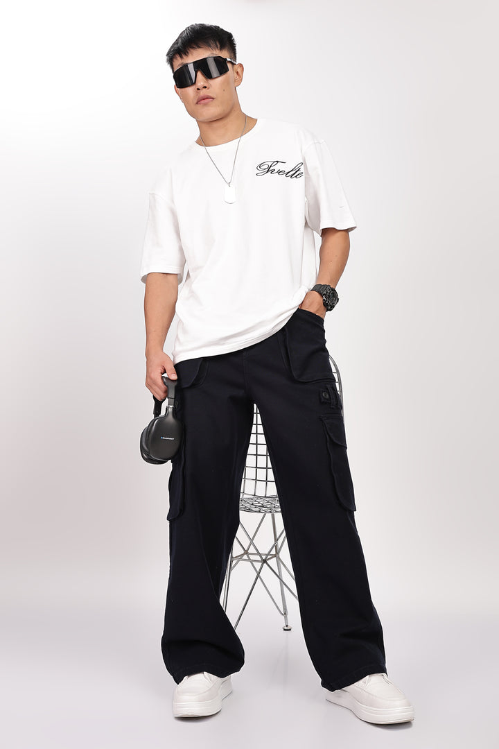 Classic: Navy Twill Cargo Pants