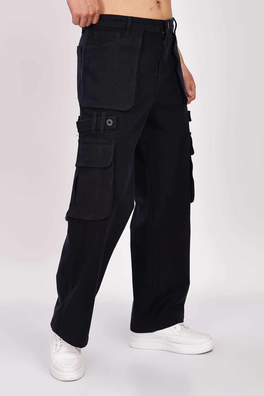 Classic: Navy Twill Cargo Pants