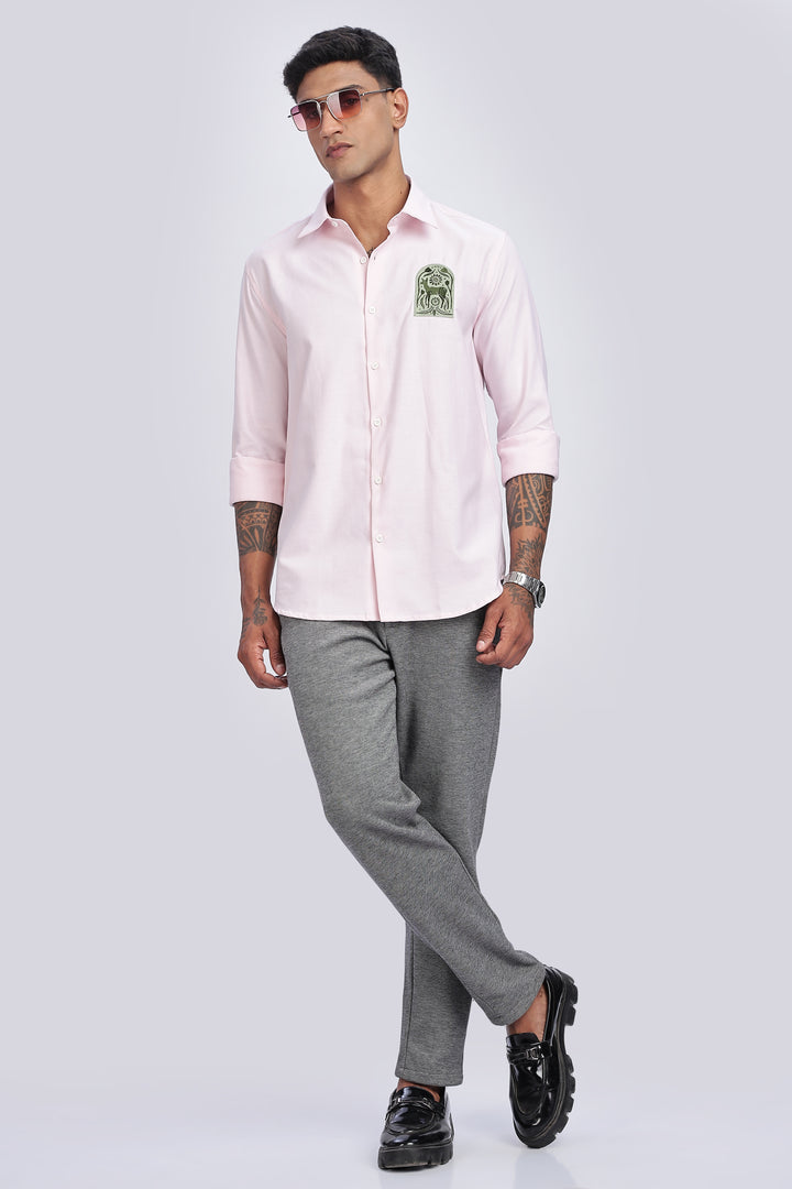 Deer Embroidery Shirt