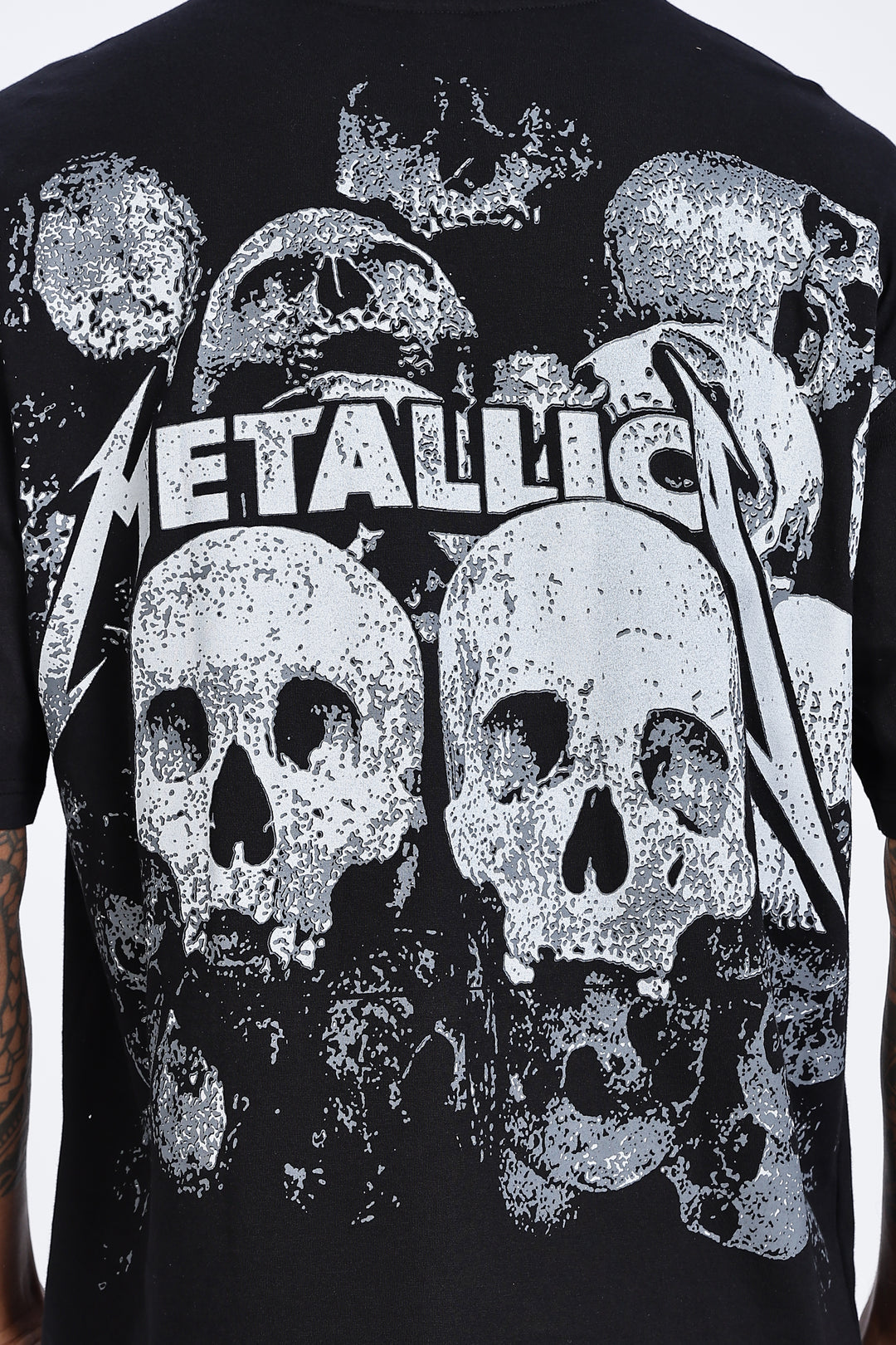 Skull : Black Oversized T-shirt