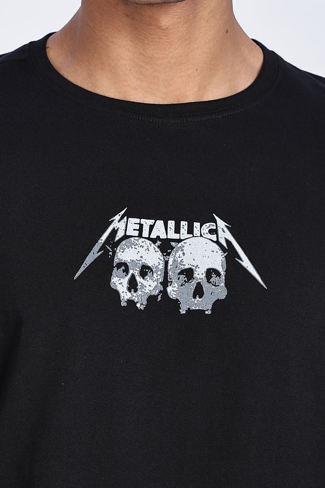 Skull : Black Oversized T-shirt