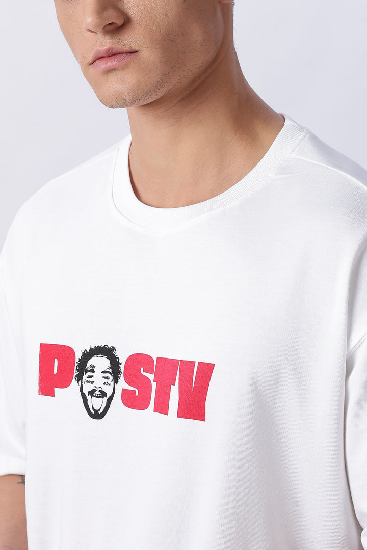Post Malone: White Oversized T-shirt
