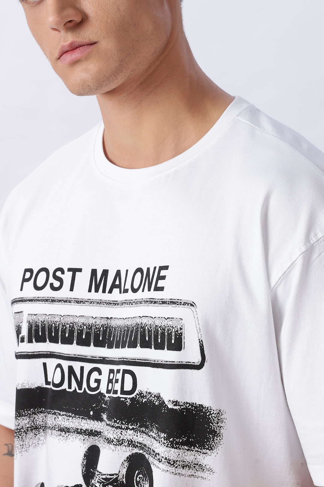 Trillionare : White Oversized T-shirt