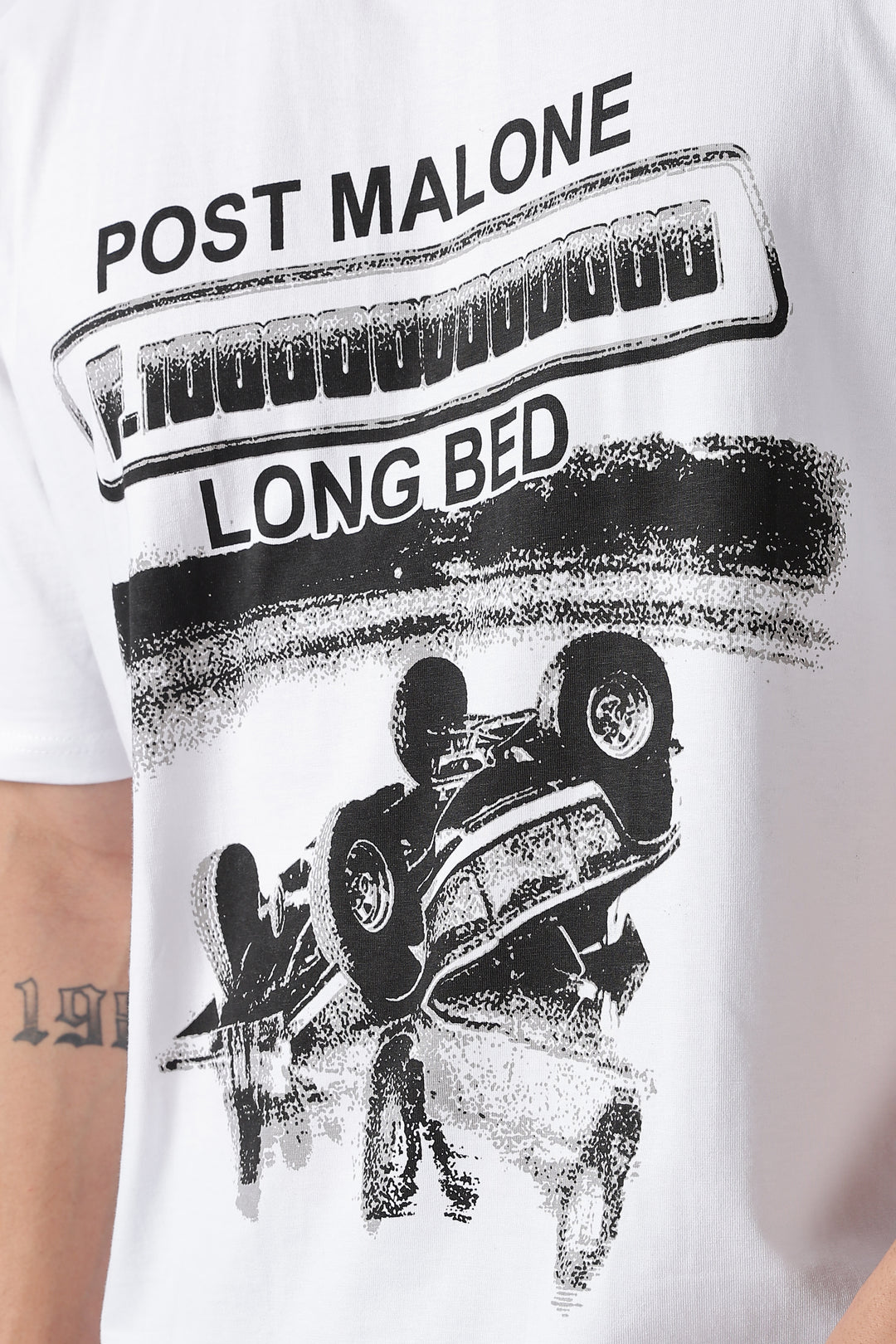 Trillionare : White Oversized T-shirt