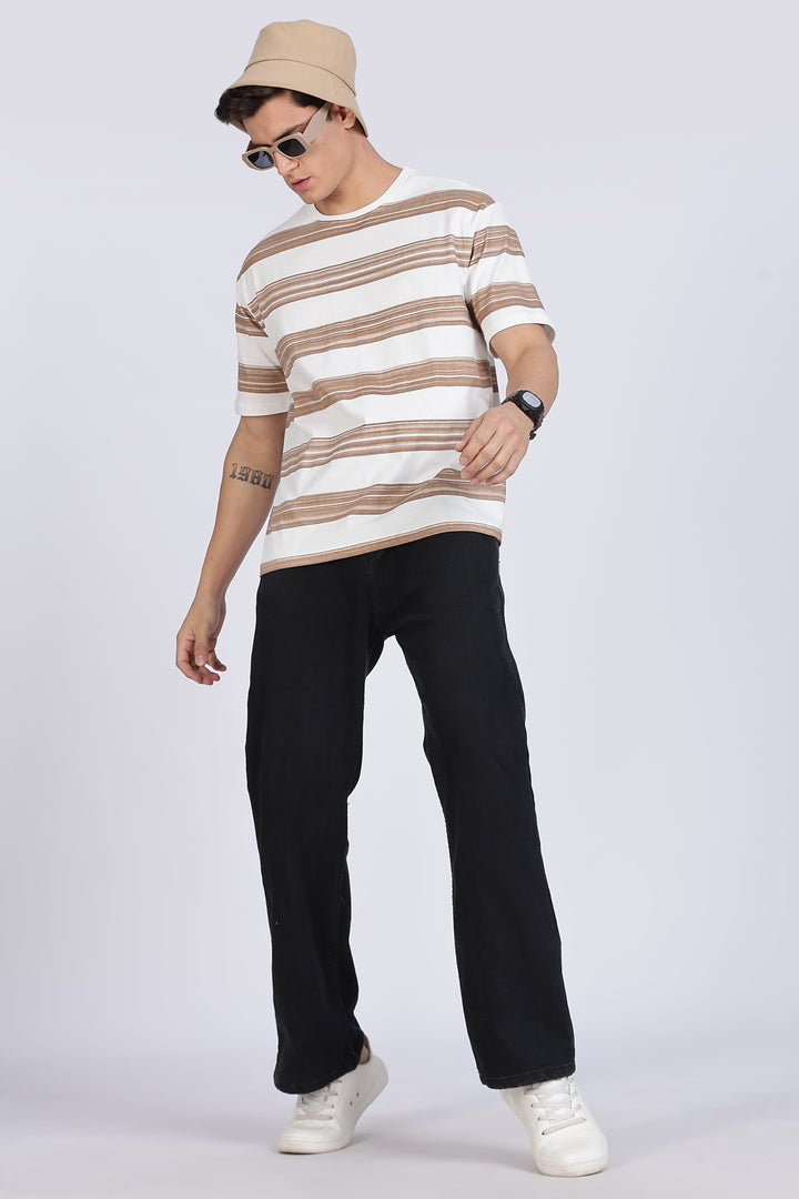 Brushed Brown Oversized Tshirt