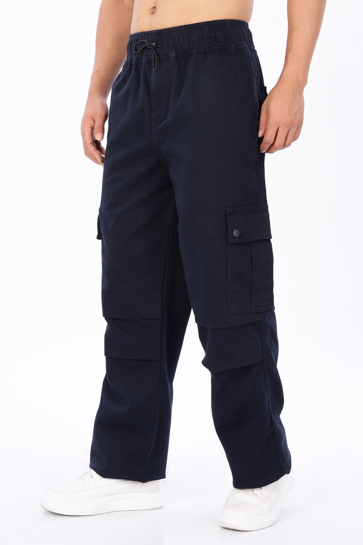 Parachute: Navy Twill Cargo Pants