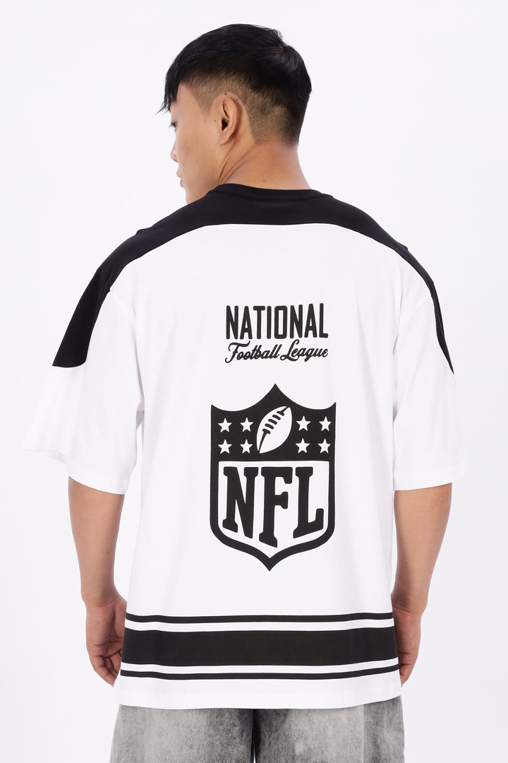 NFL: Black & White Oversized T-shirt