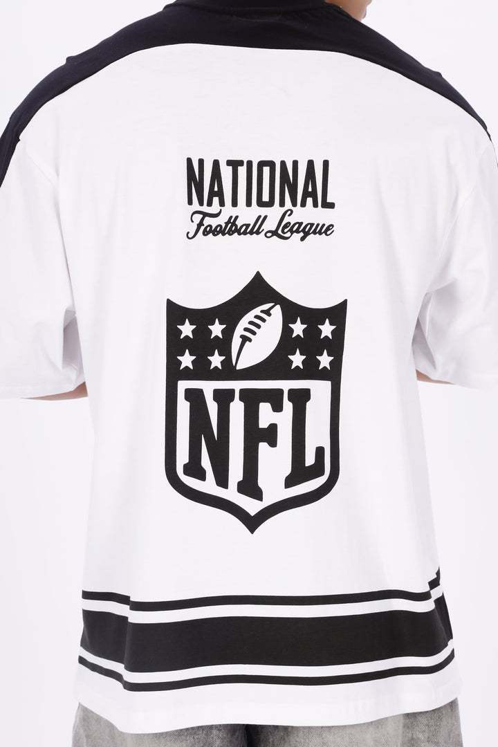 NFL: Black & White Oversized T-shirt