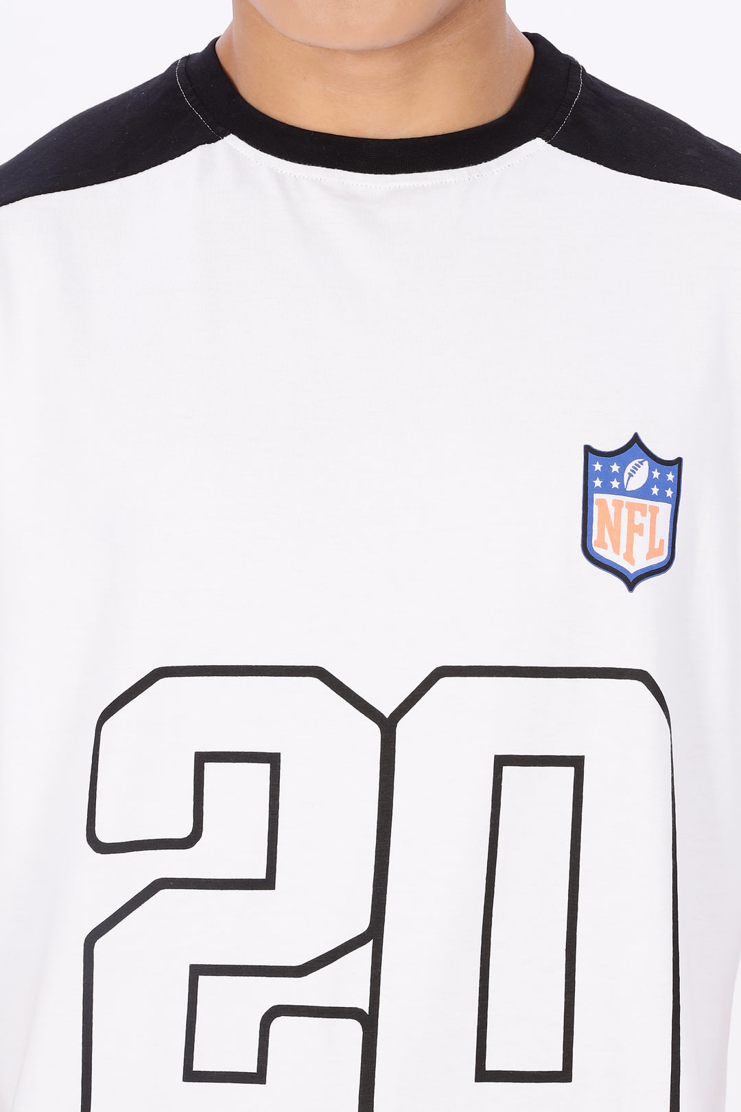 NFL: Black & White Oversized T-shirt