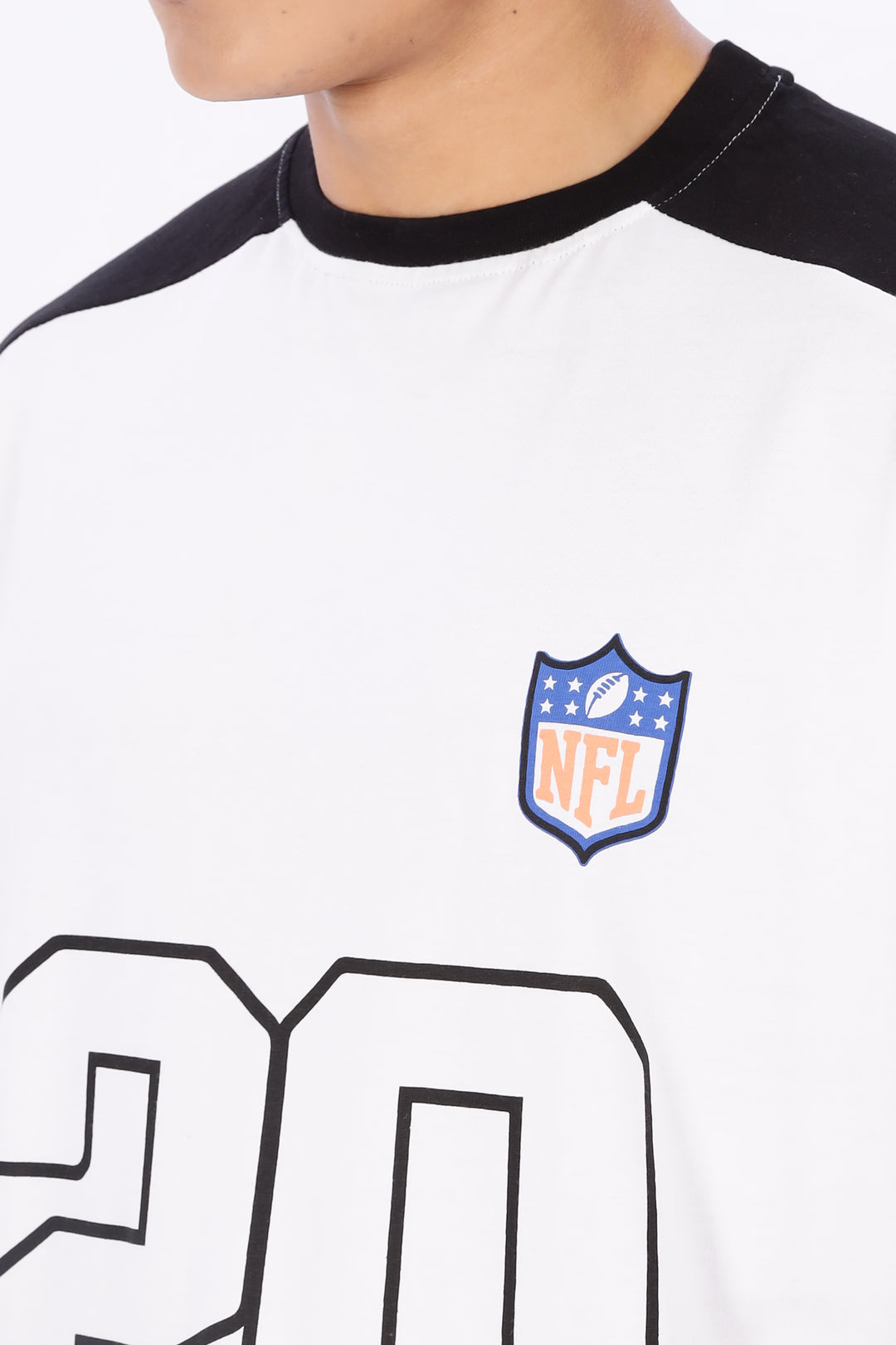 NFL: Black & White Oversized T-shirt