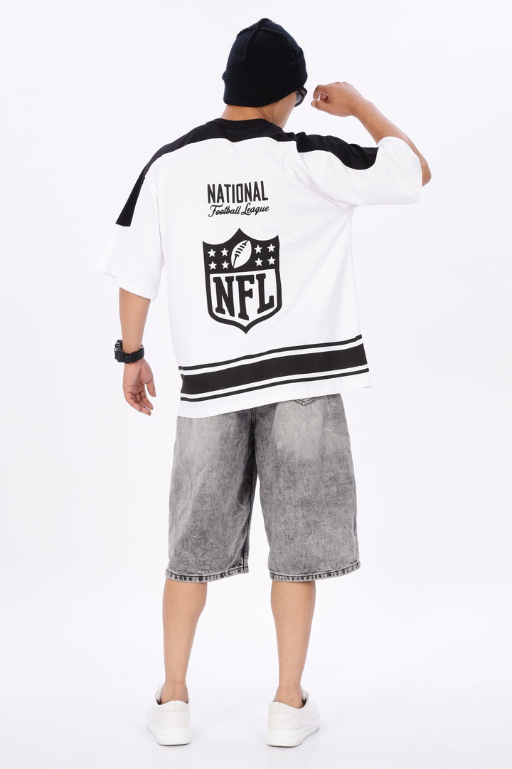NFL: Black & White Oversized T-shirt