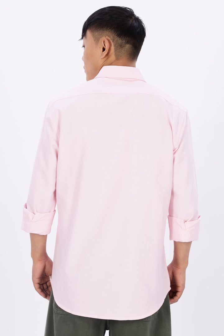 Motorist Leopard: Pink Embroidery Shirt