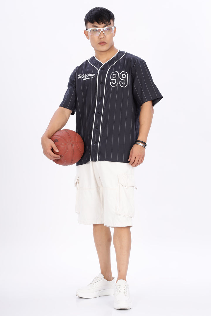Baseball : Black Stripes Shirt