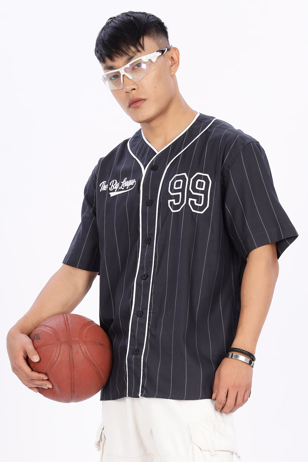 Baseball : Black Stripes Shirt