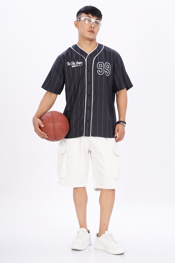 Baseball : Black Stripes Shirt