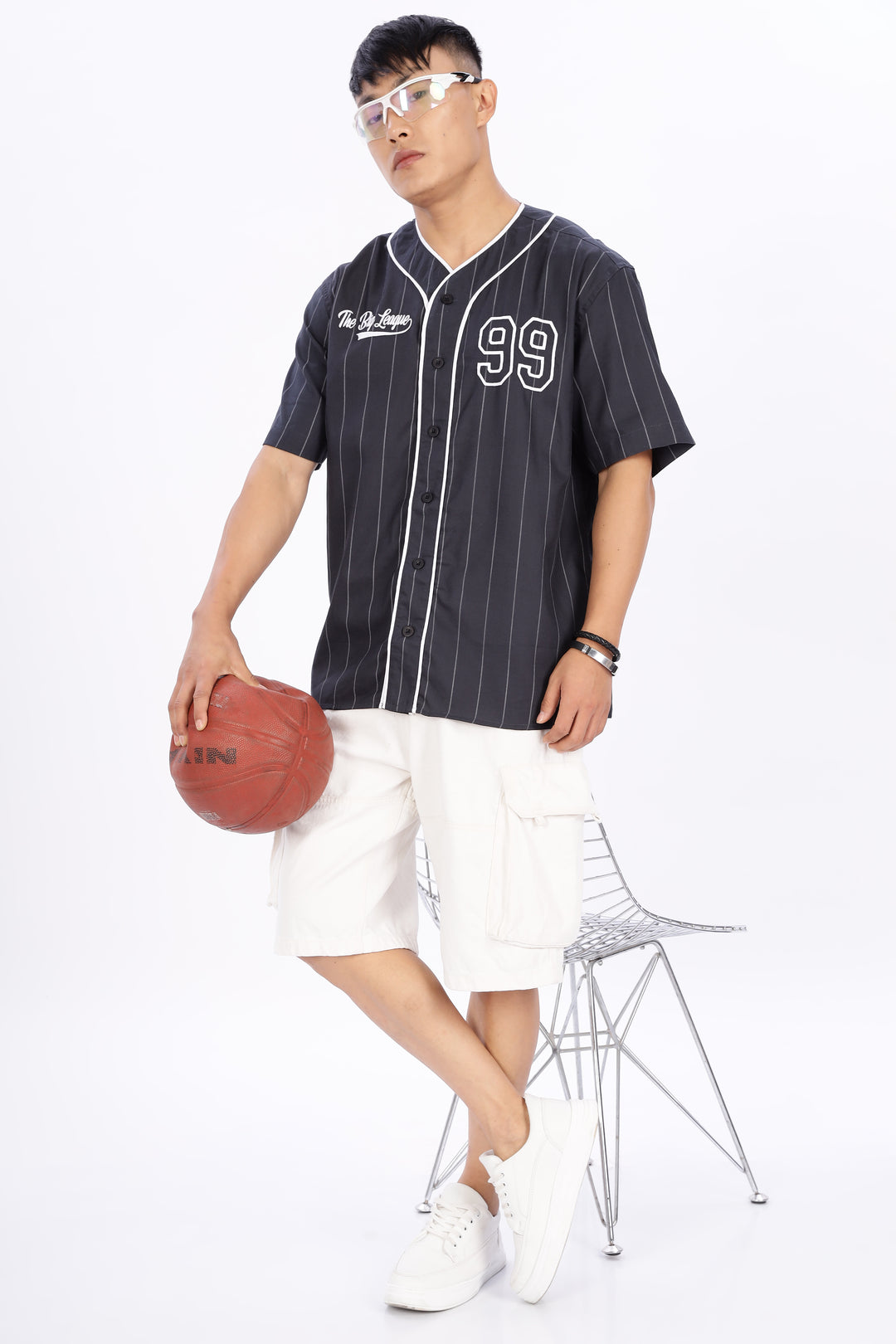 Baseball : Black Stripes Shirt