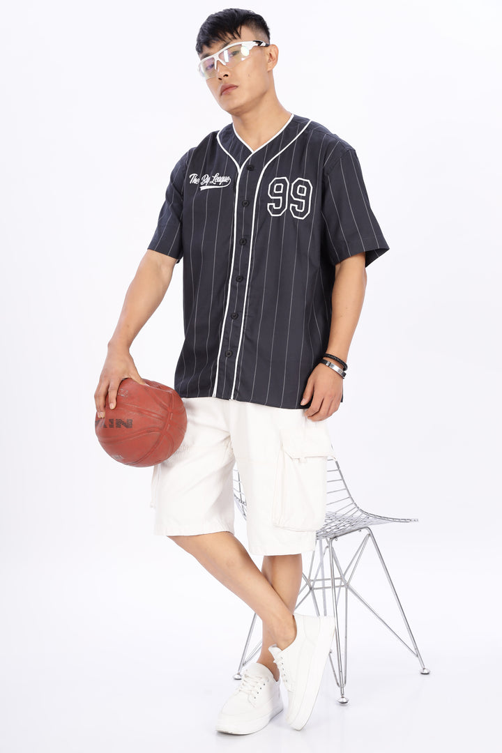 Baseball : Black Stripes Shirt