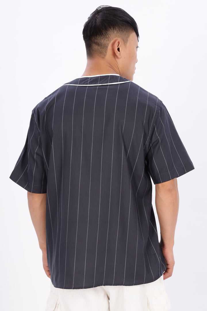Baseball : Black Stripes Shirt