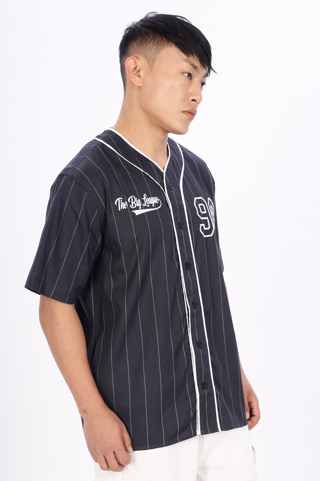 Baseball : Black Stripes Shirt