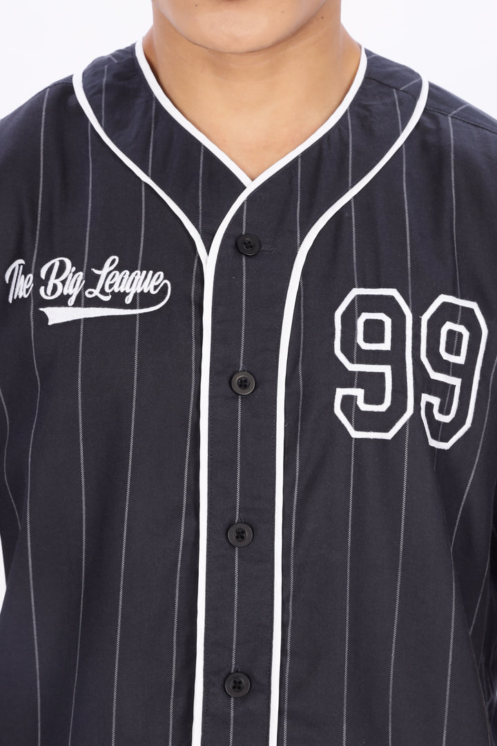 Baseball : Black Stripes Shirt