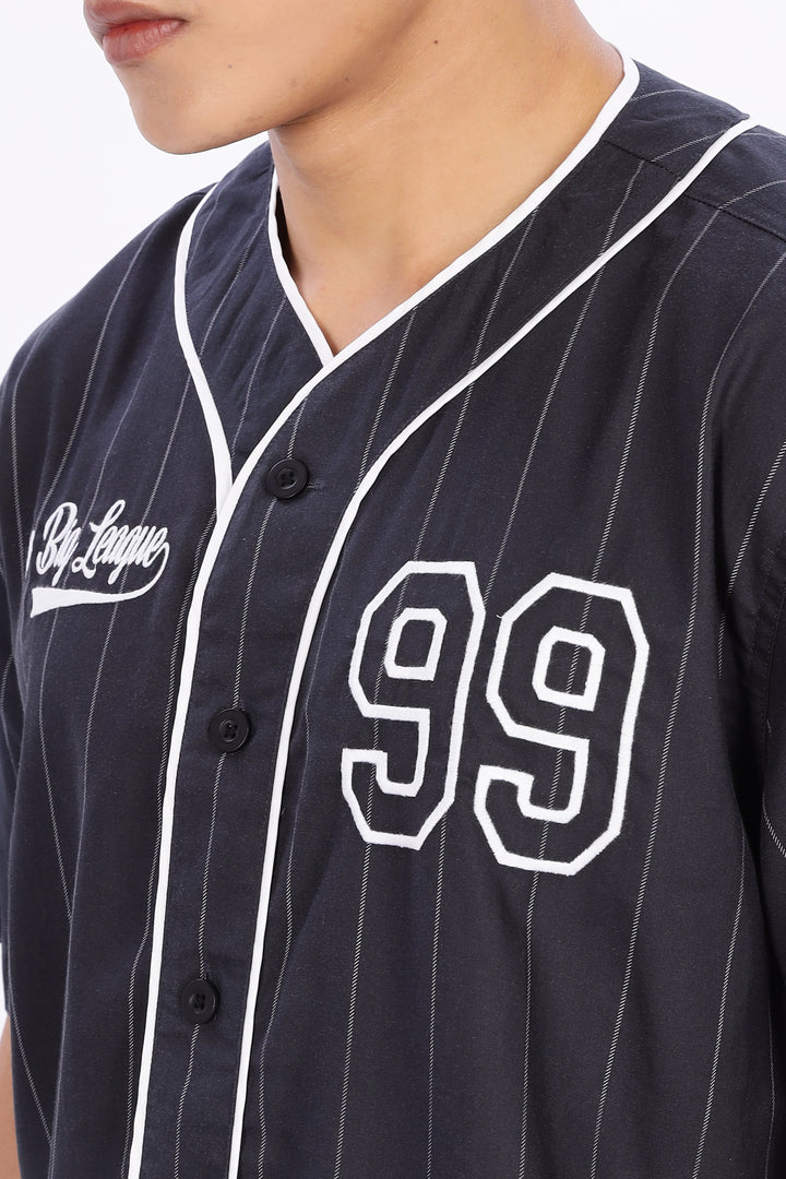 Baseball : Black Stripes Shirt
