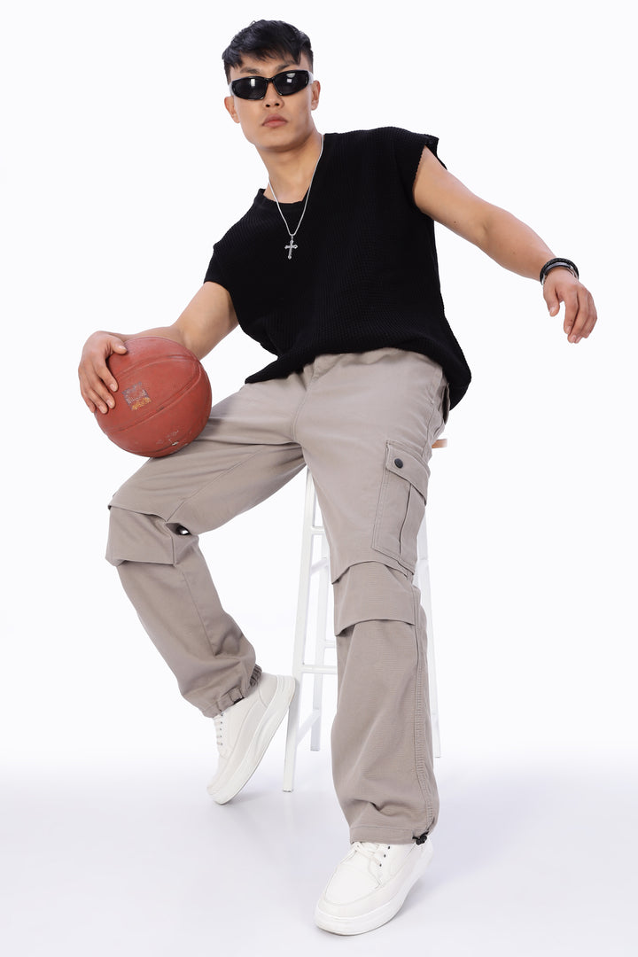 Parachute: Cream Twill Cargo Pants