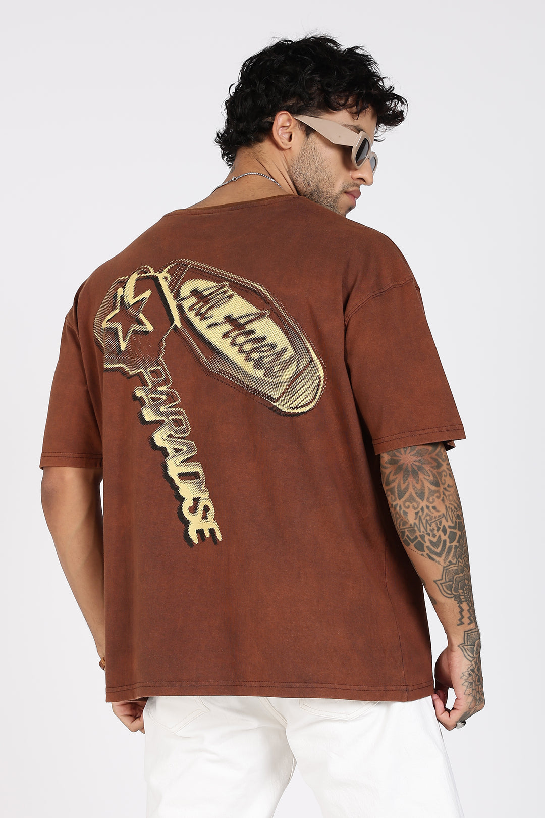 All Access: brown Oversized T-shirt