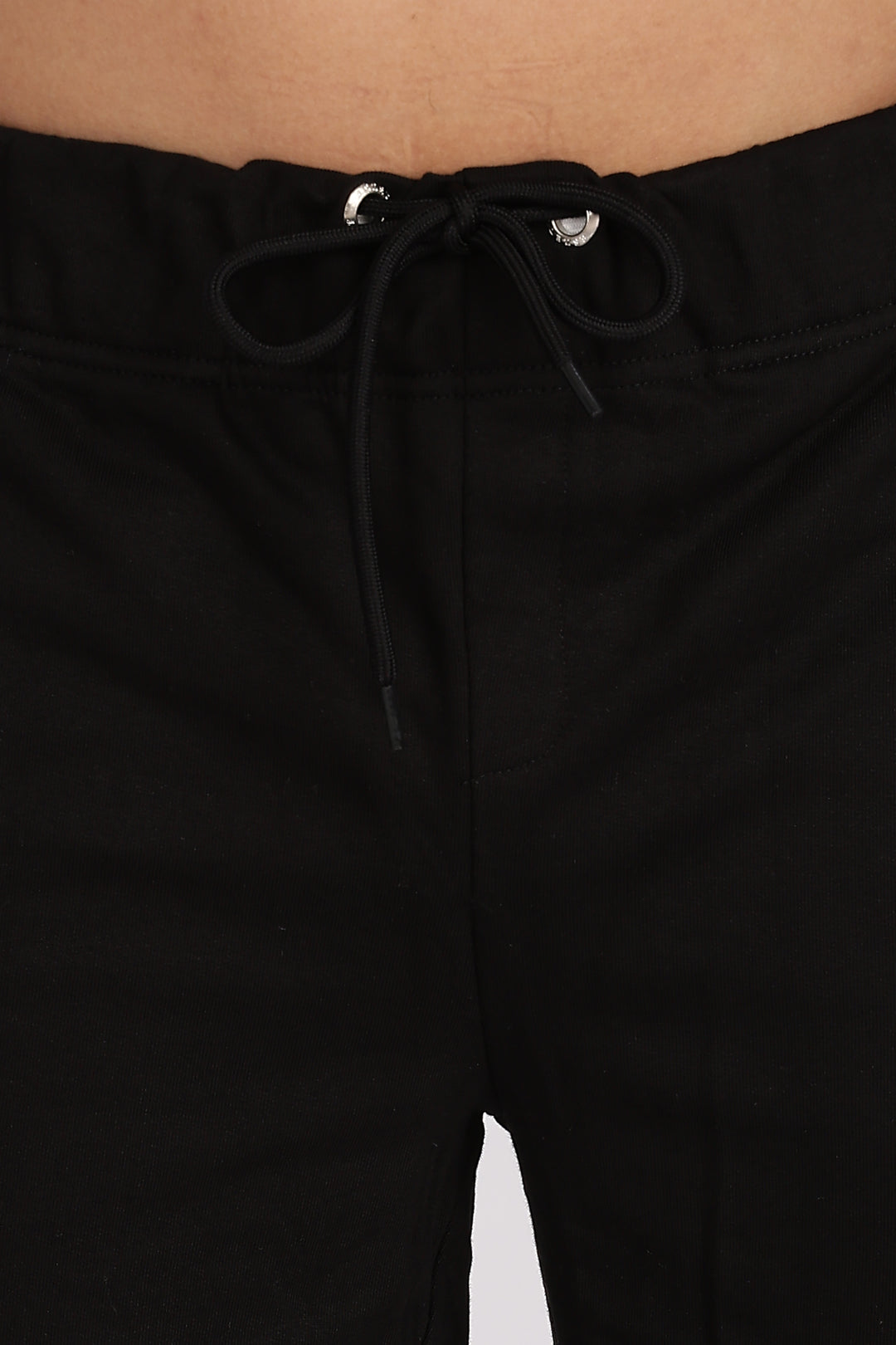 Multi Pockets: Black Cargo Joggers