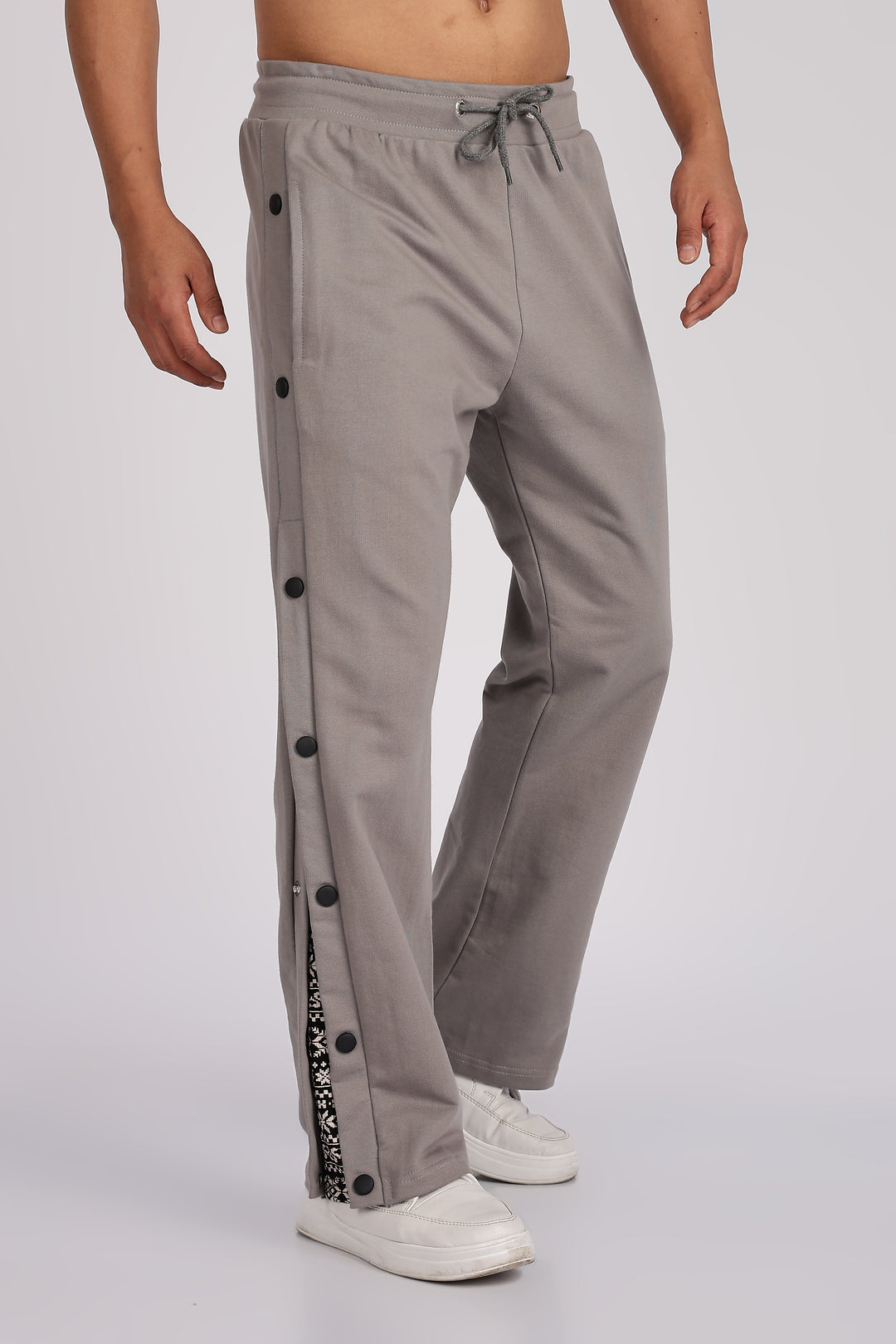 Grey Flap Joggers