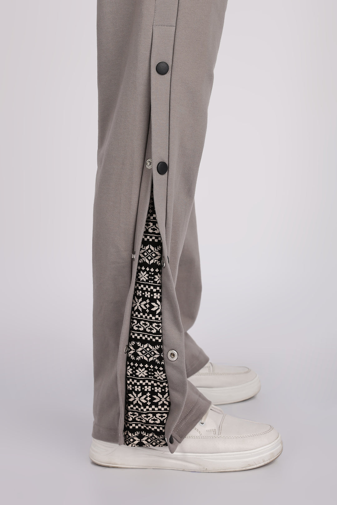 Grey Flap Joggers
