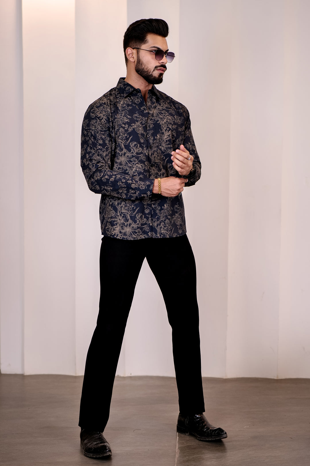 Modern Navy Shirt 4