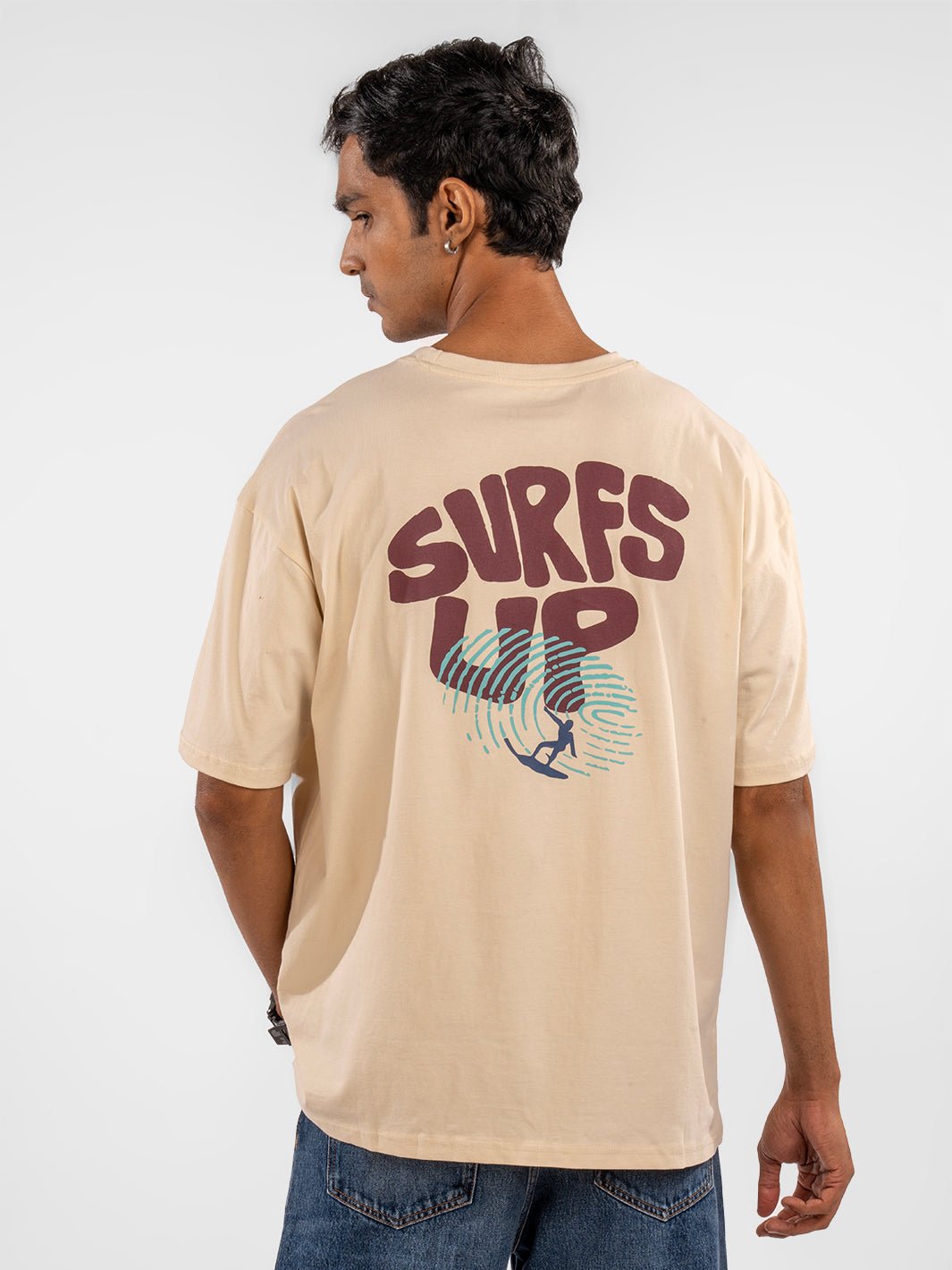 Surfs up Eszett t-shirt view back 