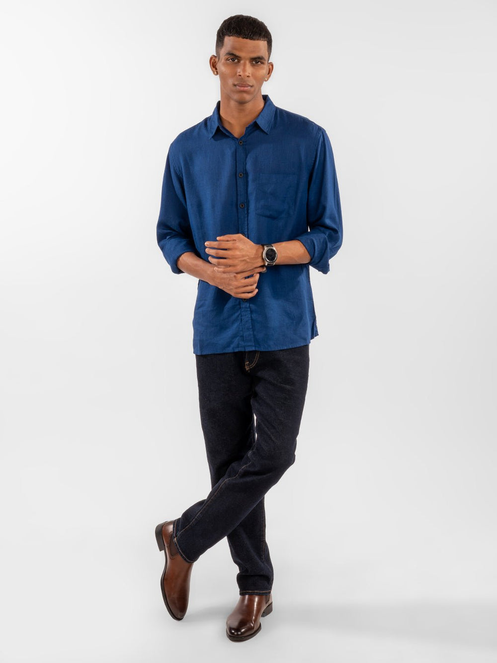 Linen: Navy 2