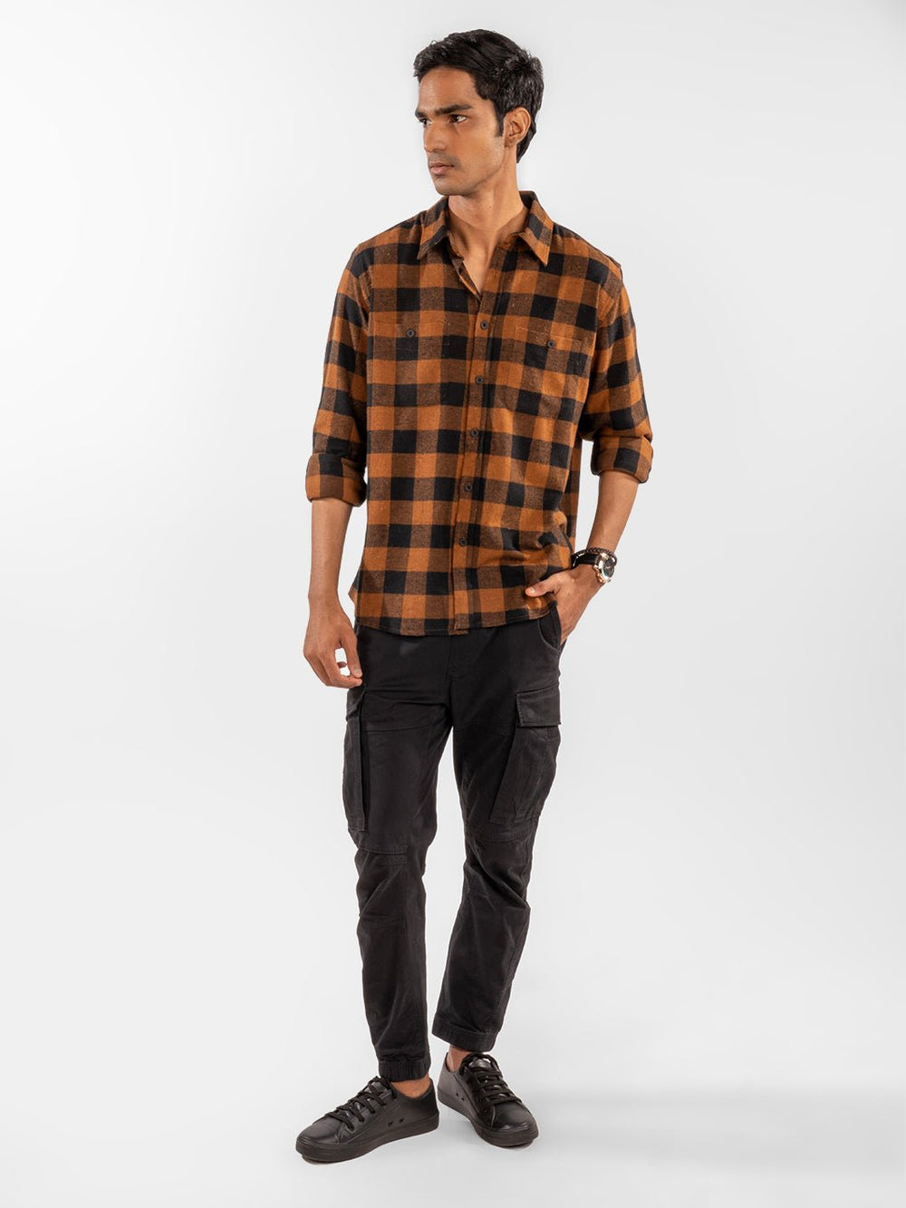 Flannel: Brown Checks 2