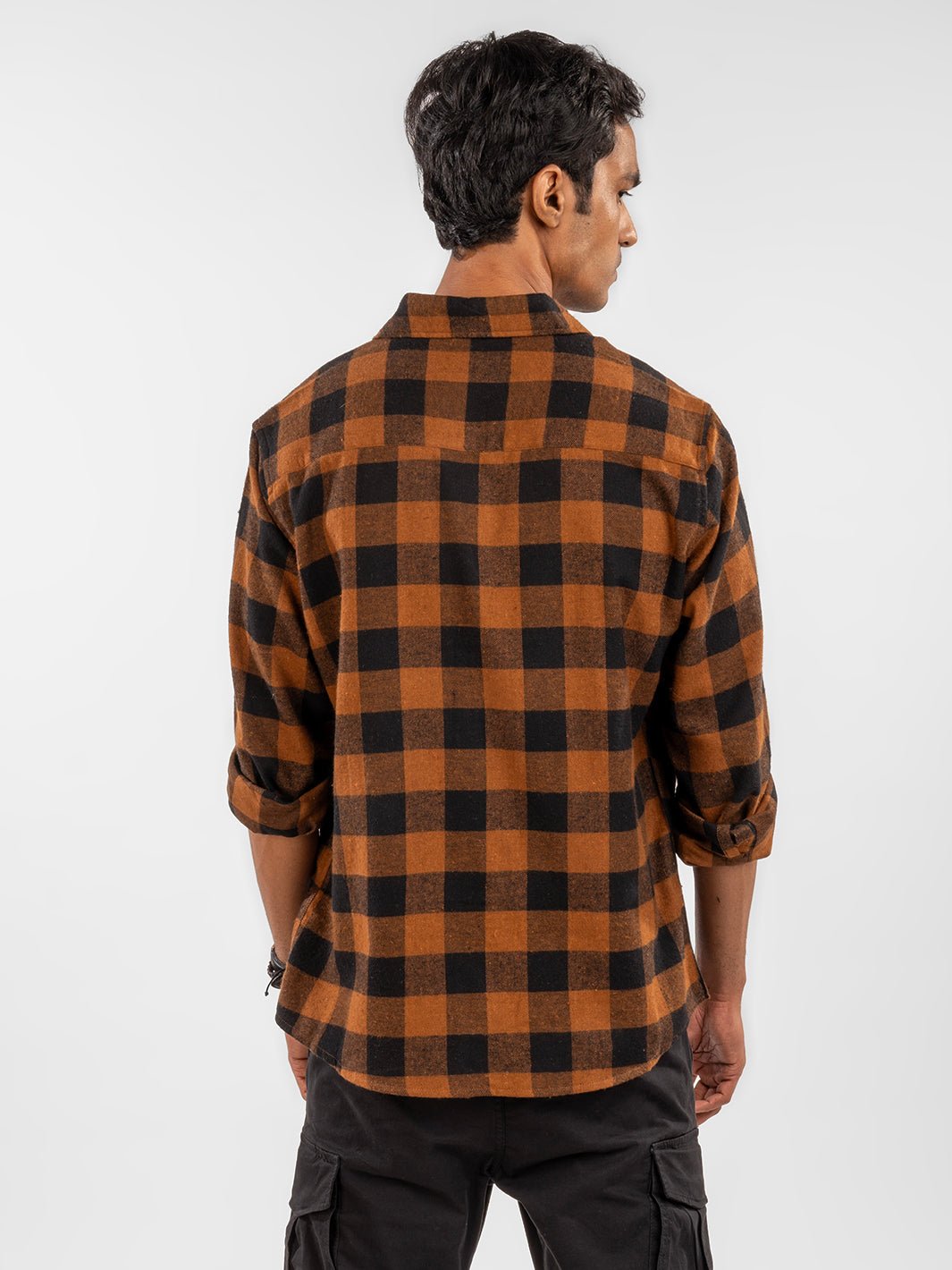 Flannel: Brown Checks 5