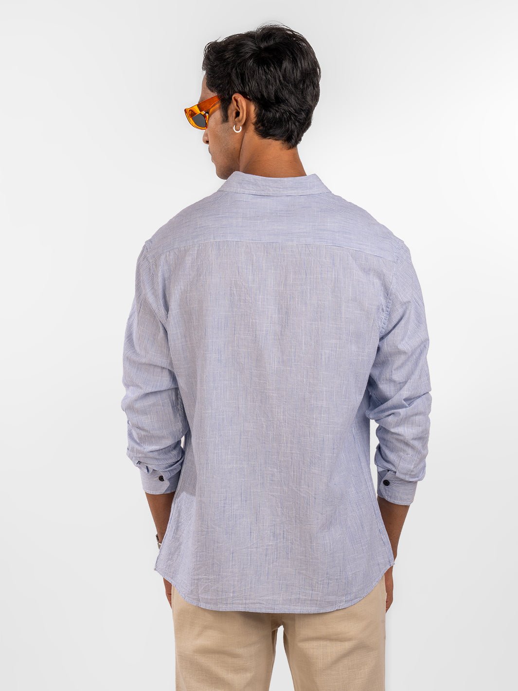Thrive: Blue Stripes Shirt 5