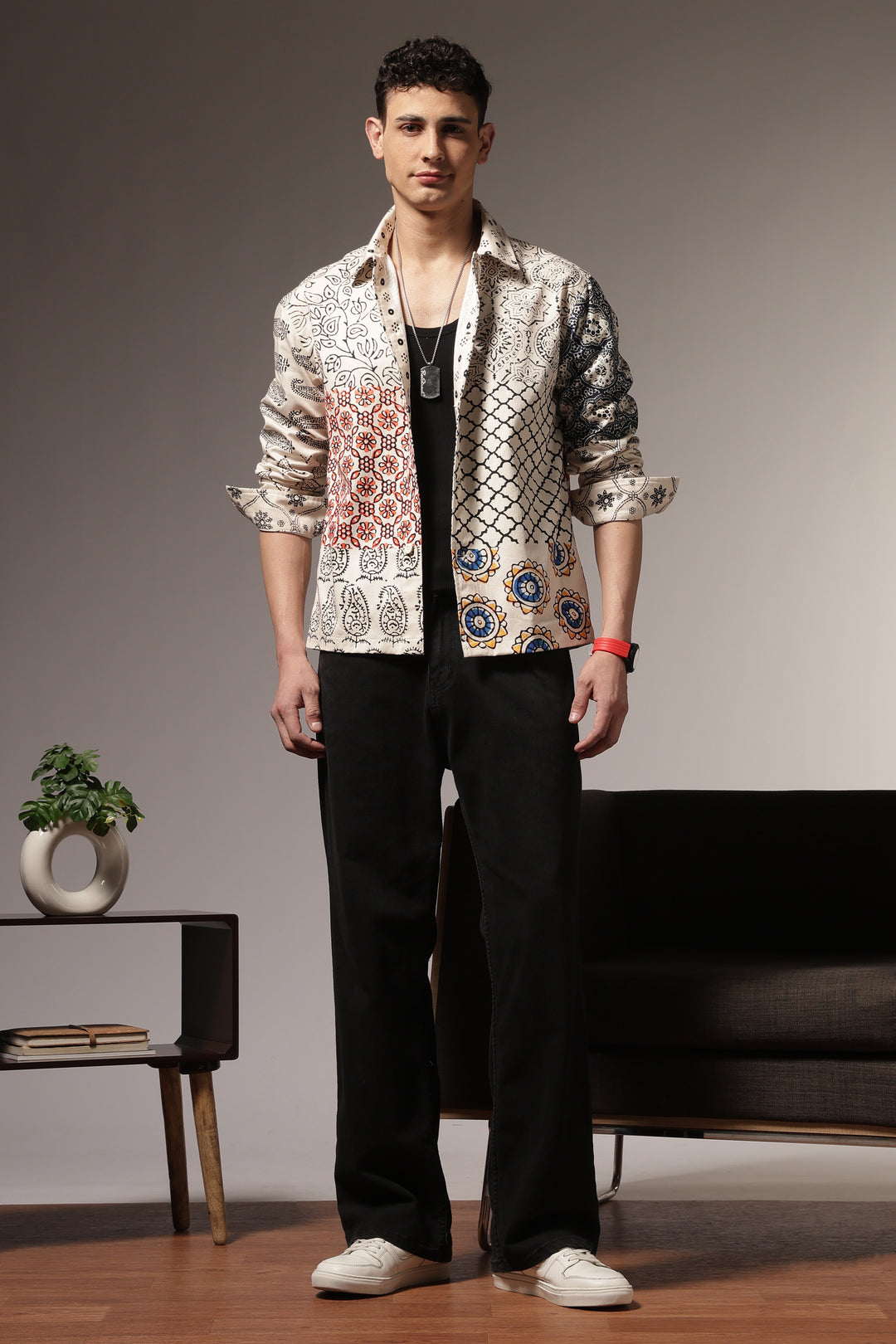 Native Printed Twill Jacket