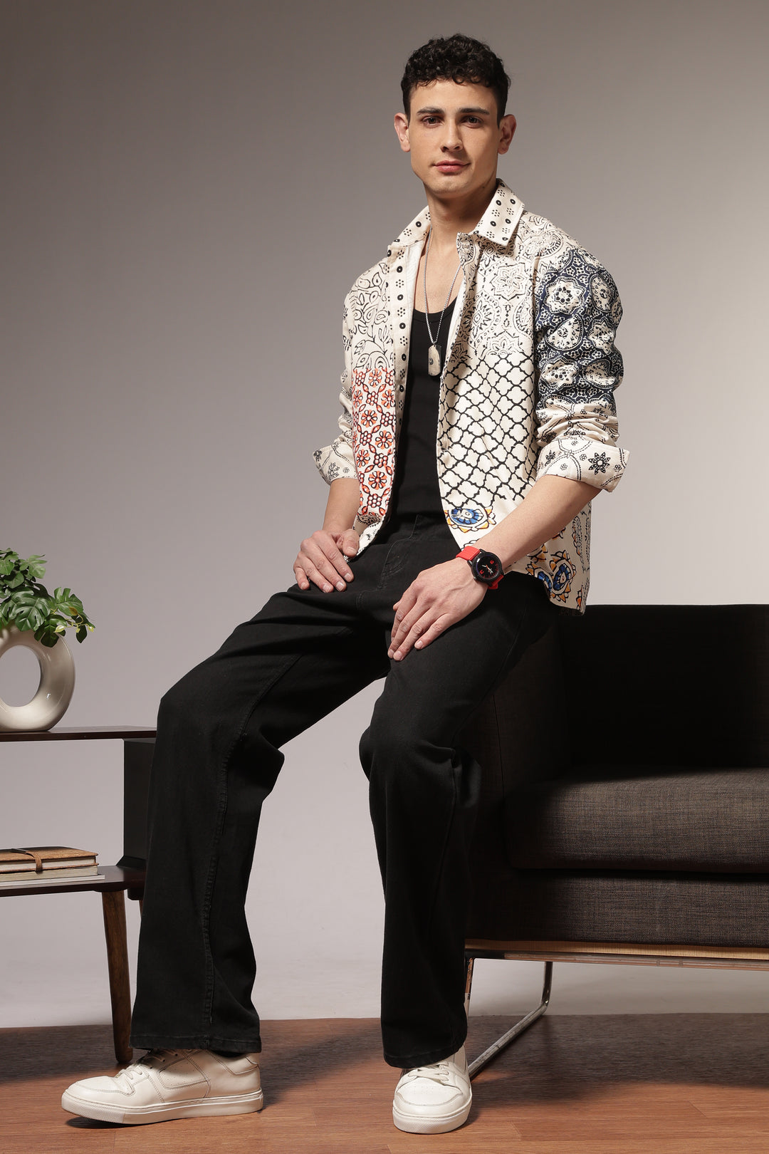 Native Printed Twill Jacket