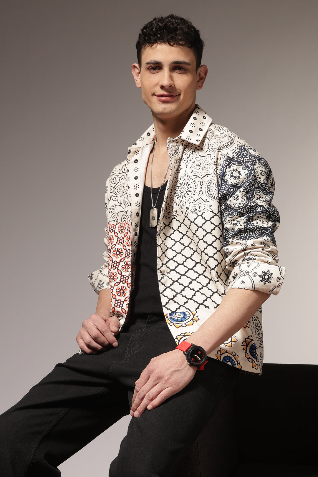 Native Printed Twill Jacket