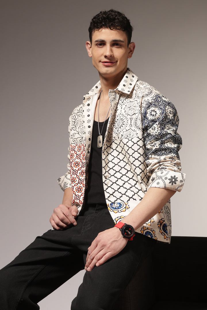 Native Printed Twill Jacket