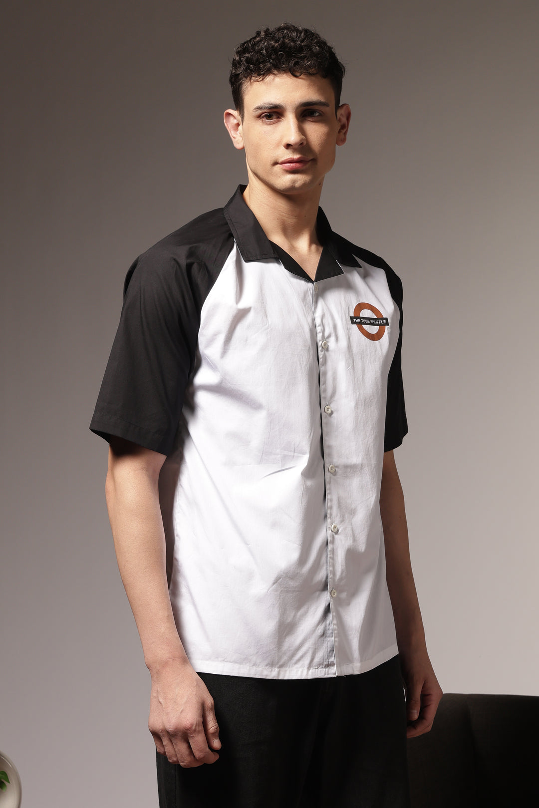 Shuttle: Oversized Black & White Shirt