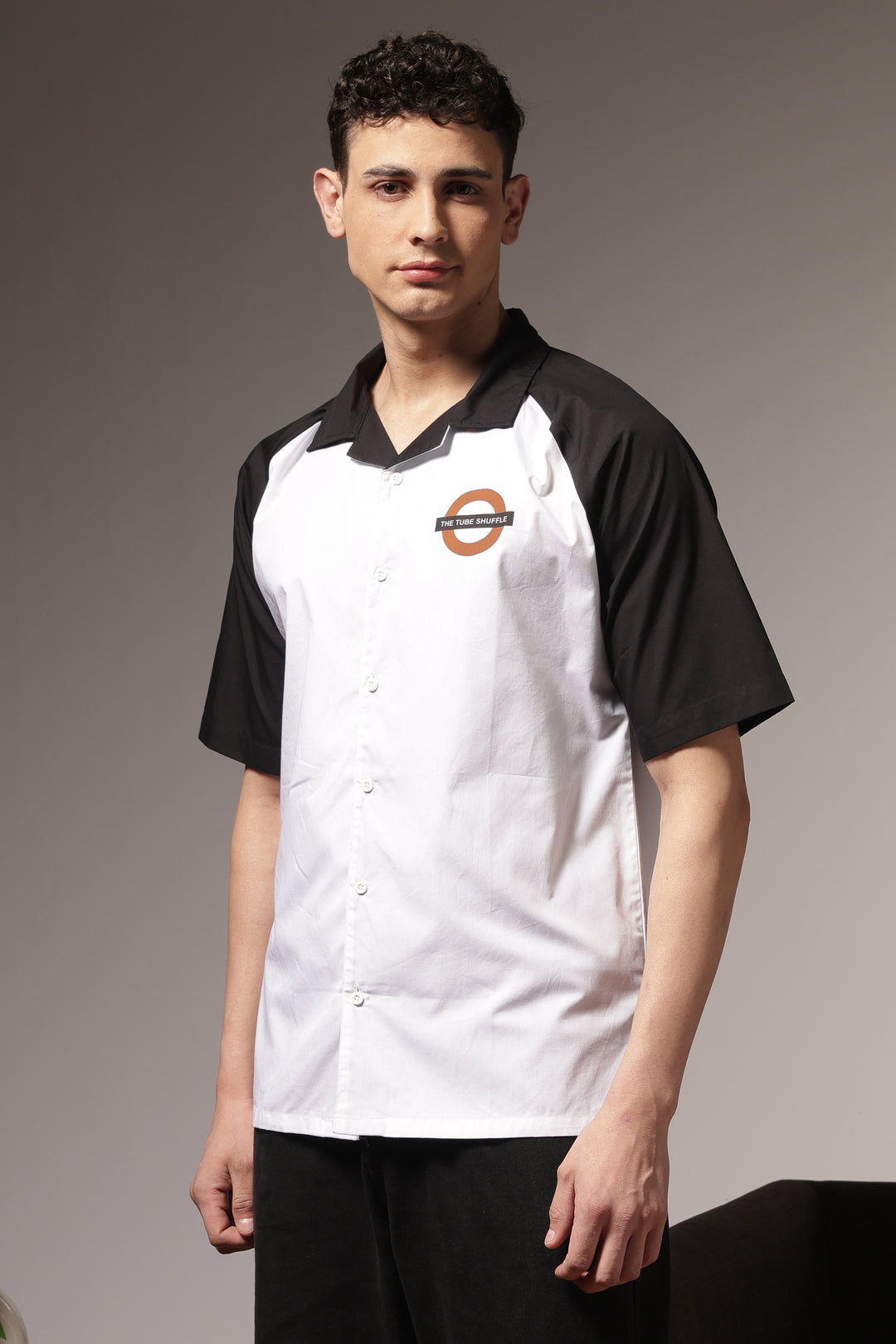 Shuttle: Oversized Black & White Shirt