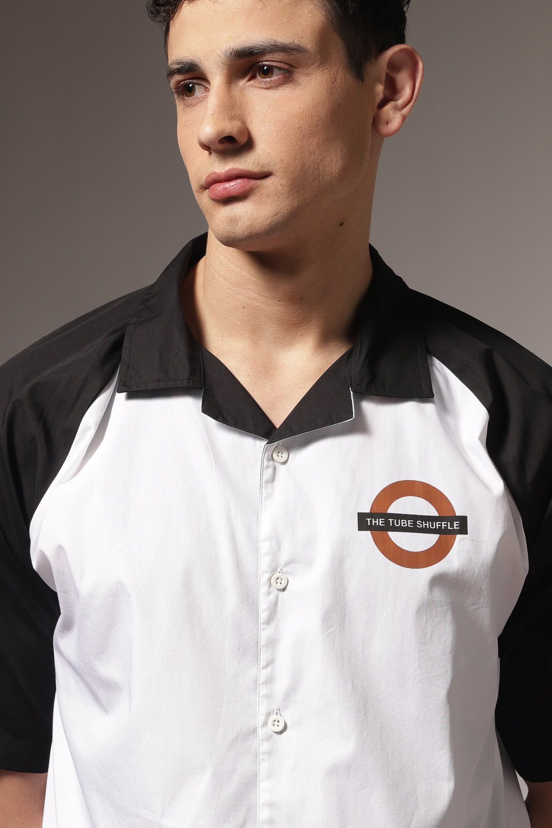 Shuttle: Oversized Black & White Shirt