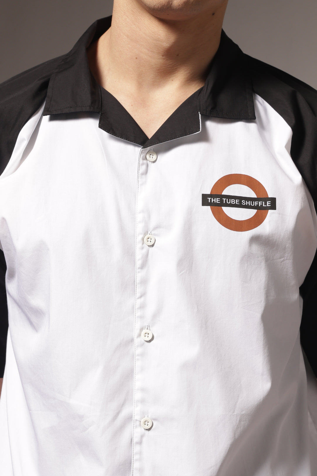 Shuttle: Oversized Black & White Shirt